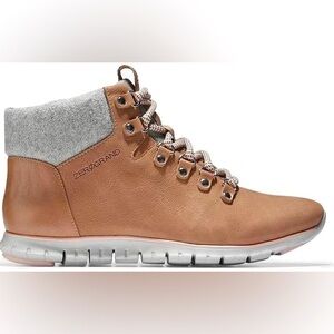 Cole Haan Zerogrand Women's Hiking Boots in Mocha Mousse, Size 10